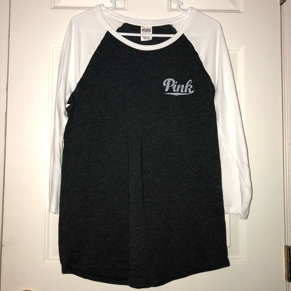 Victoria Secret pink 3/4 sleeve t-shirt
